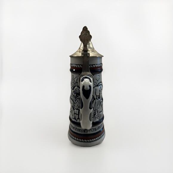 Avon Vintage German Ceramic Beer Stein With Pewter Lid Signed 1976 - Picture 2 of 9